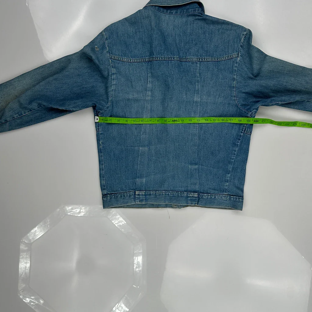 Levis Denim Jacket - Medium Blue Denim - Image 4