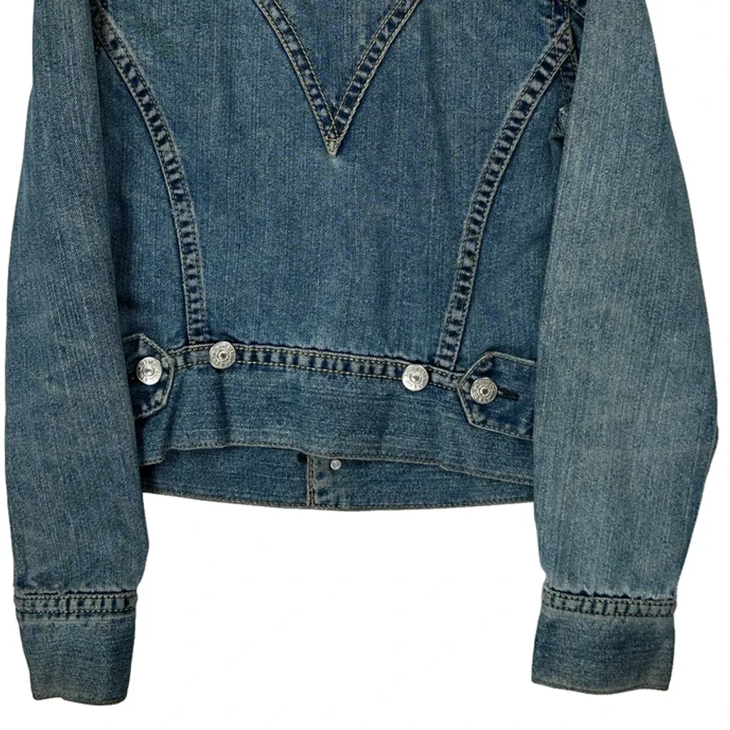 Levis Denim Jacket - Small Blue Denim - Image 7