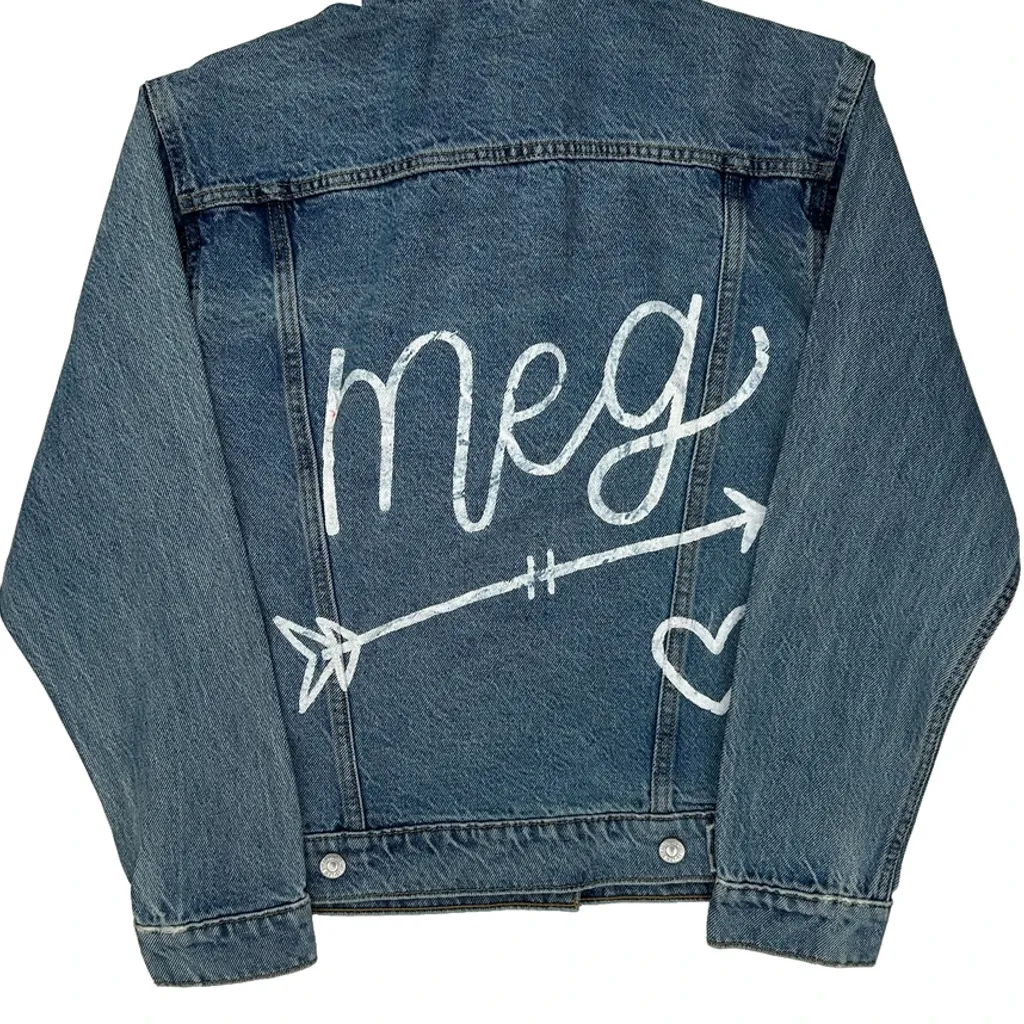 Levis Denim Jacket - Small Blue Denim - Image 6