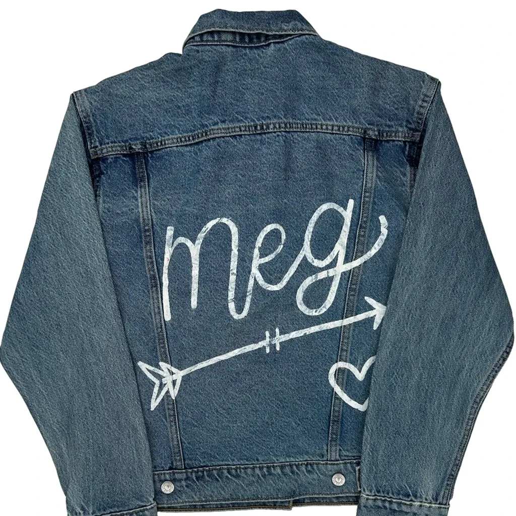 Levis Denim Jacket - Small Blue Denim - Image 7