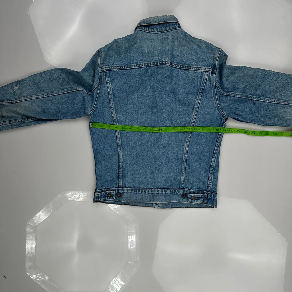 Levis Denim Jacket - Small Blue Denim - Image 3