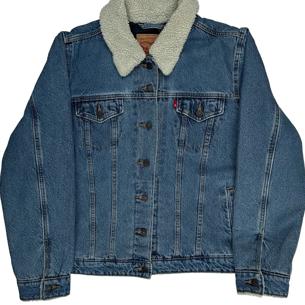Levis Denim Jacket - 2XL Blue Denim - Image 4