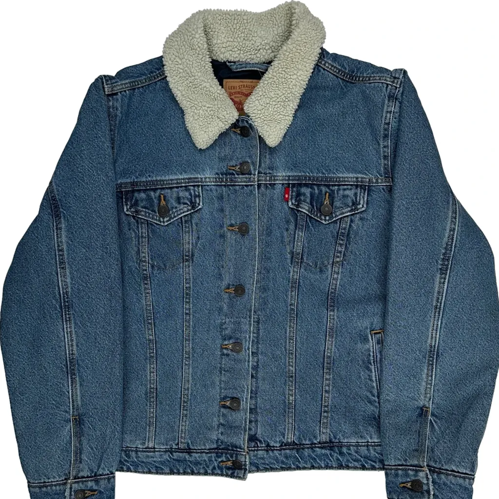 Levis Denim Jacket - 2XL Blue Denim - Image 5