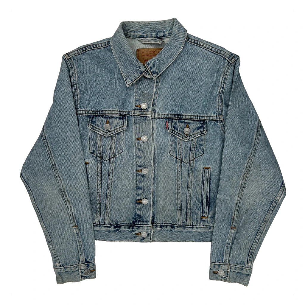 Levis Denim Jacket - Small Light Wash Denim