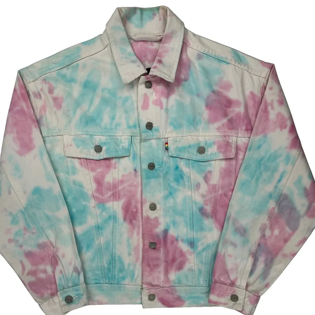 Levis Denim Jacket - Large Multicoloured Cotton - Image 5