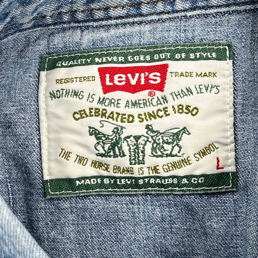 Levis Denim Shirt - Large Blue Denim - Image 3