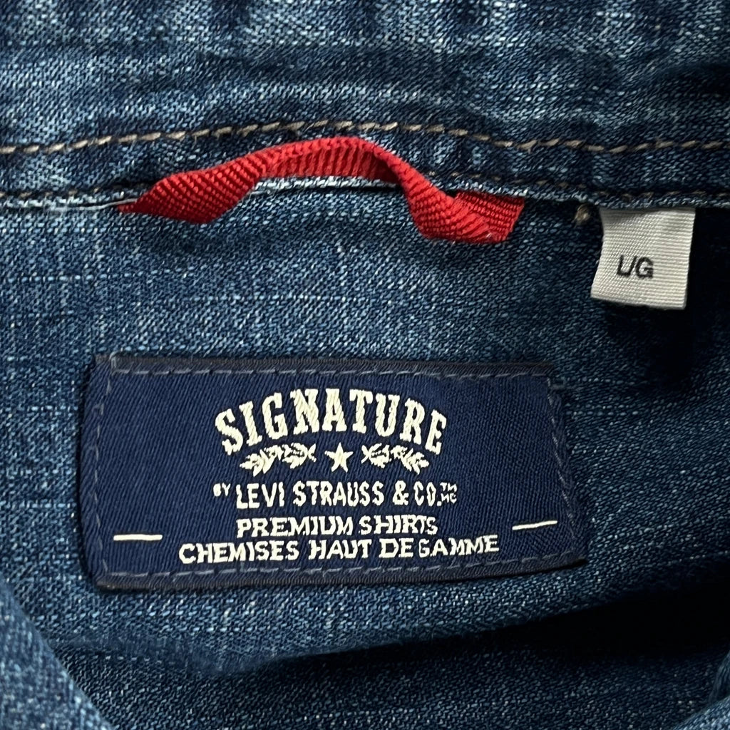 Levis Denim Shirt - Large Blue Denim - Image 3