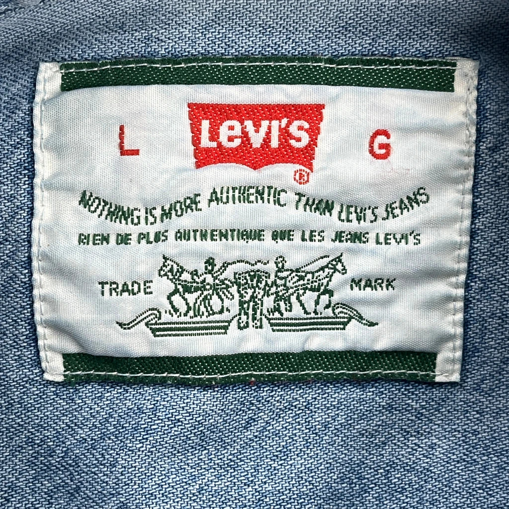 Levis Denim Shirt - Large Blue Denim - Image 3