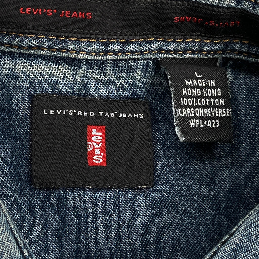Levis Denim Shirt - Large Blue Cotton - Image 3
