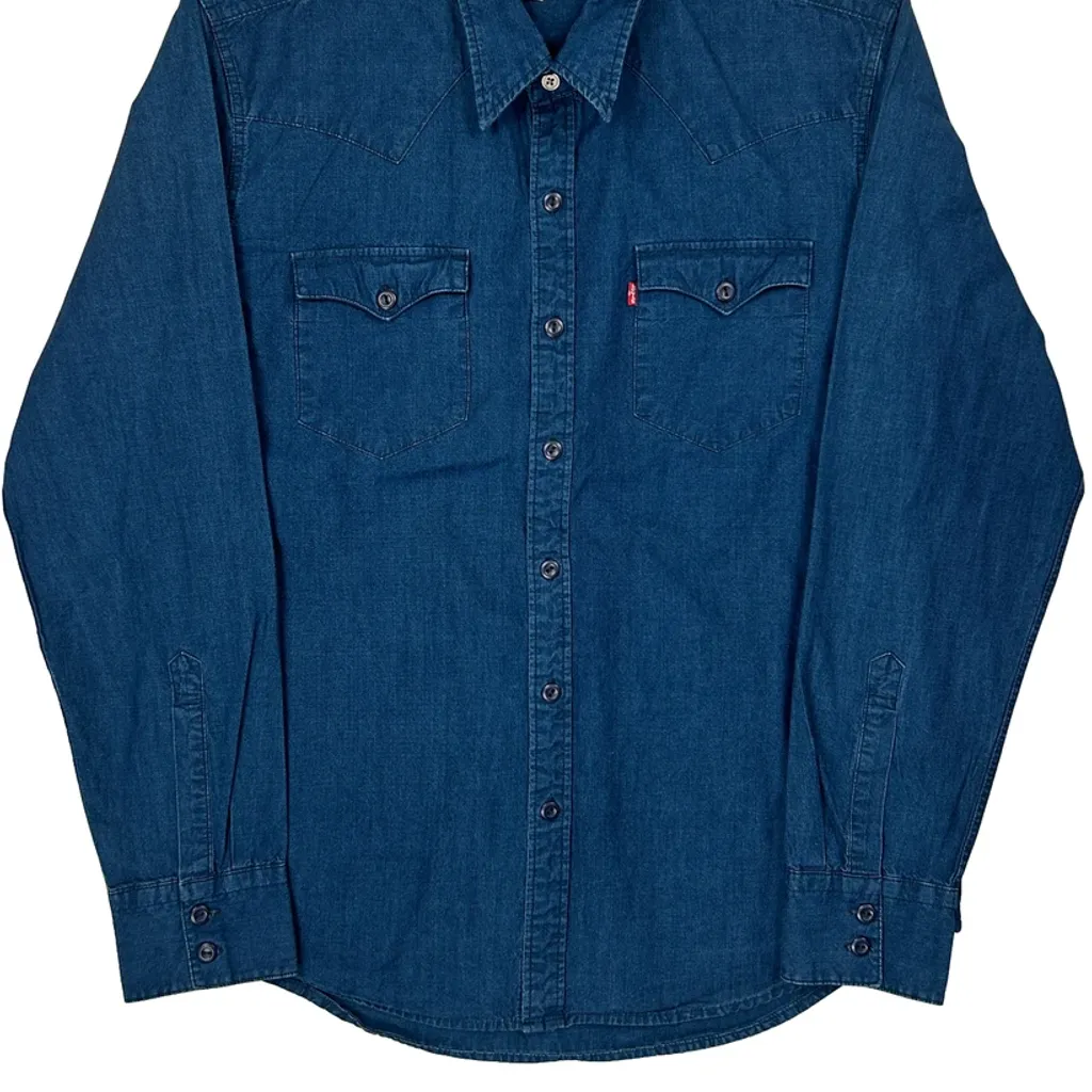 Levis Denim Shirt - Large Blue Cotton - Image 5