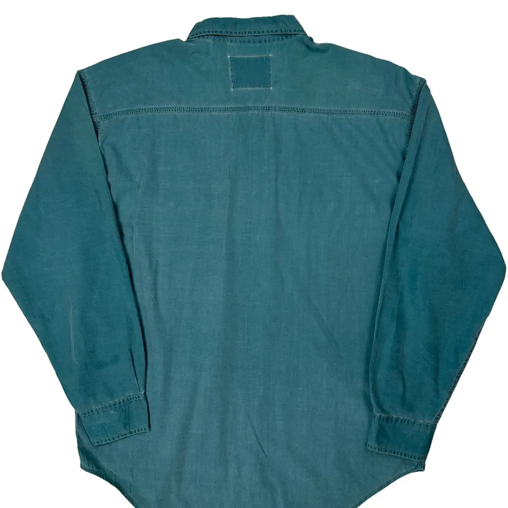 Levis Denim Shirt - Large Blue Cotton - Image 6