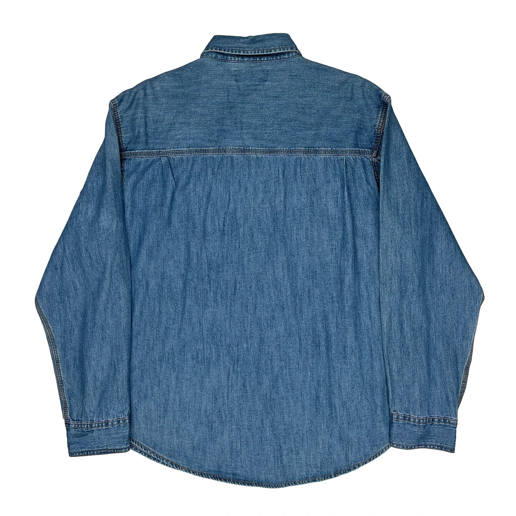 Levis Denim Shirt - Large Blue Cotton - Image 2