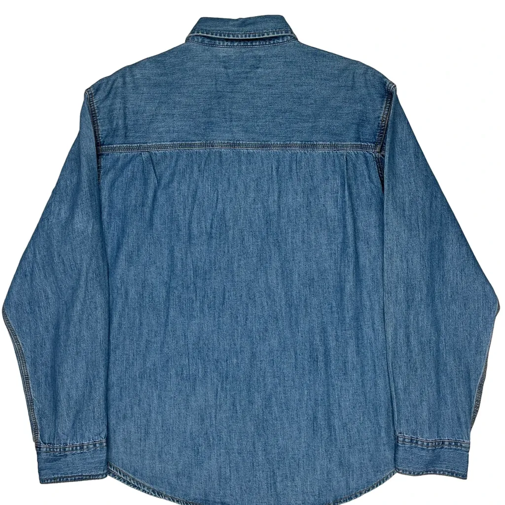 Levis Denim Shirt - Large Blue Cotton - Image 6