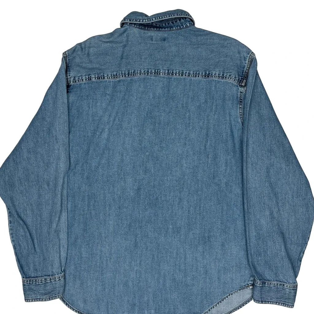 Levis Denim Shirt - Large Blue Cotton - Image 6