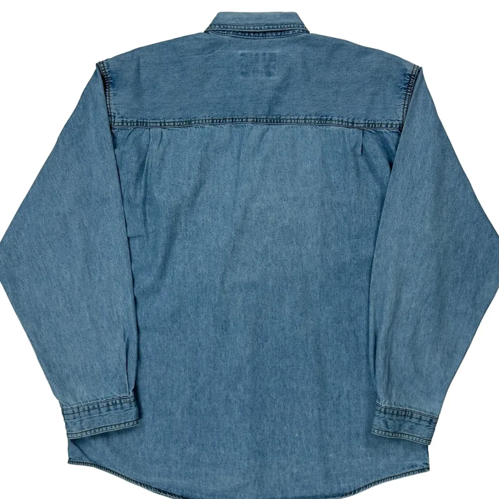 Levis Denim Shirt - Large Blue Cotton - Image 7