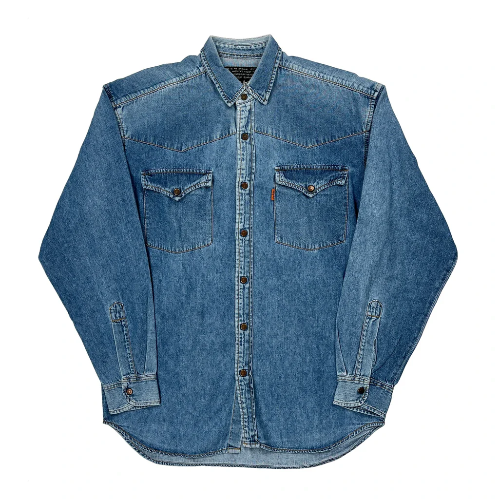 Levis Denim Shirt - Medium Blue Denim