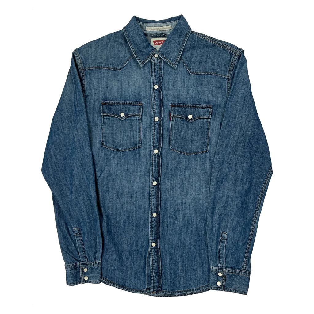 Levis Denim Shirt - Medium Blue Denim