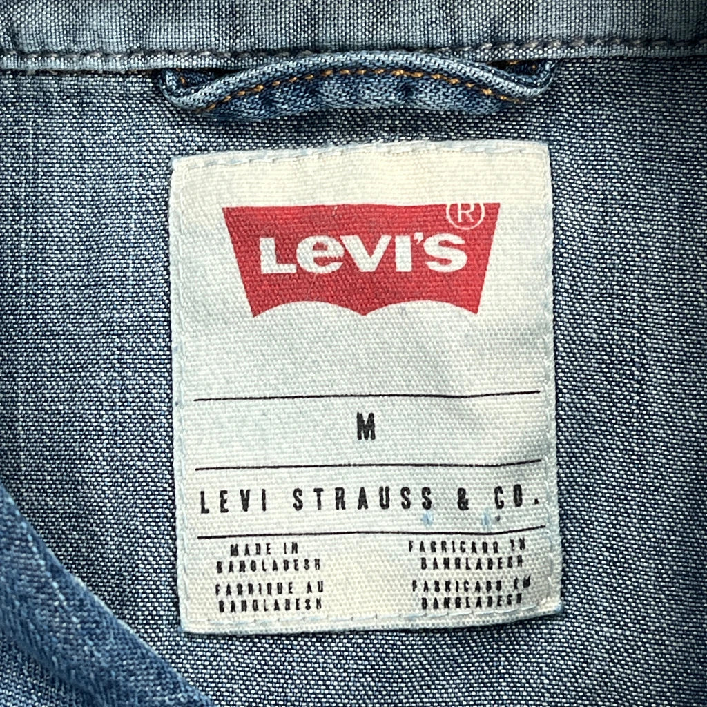 Levis Denim Shirt - Medium Blue Denim - Image 3