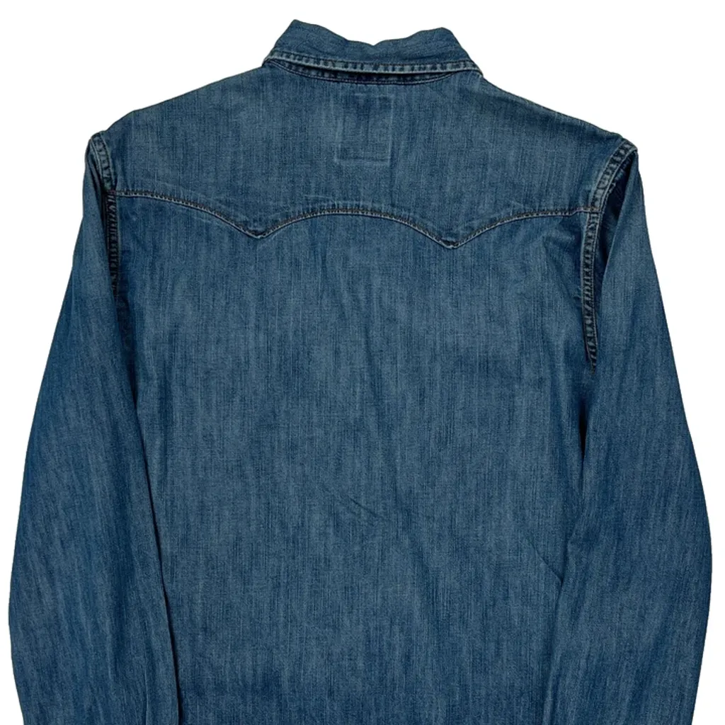 Levis Denim Shirt - Medium Blue Denim - Image 6