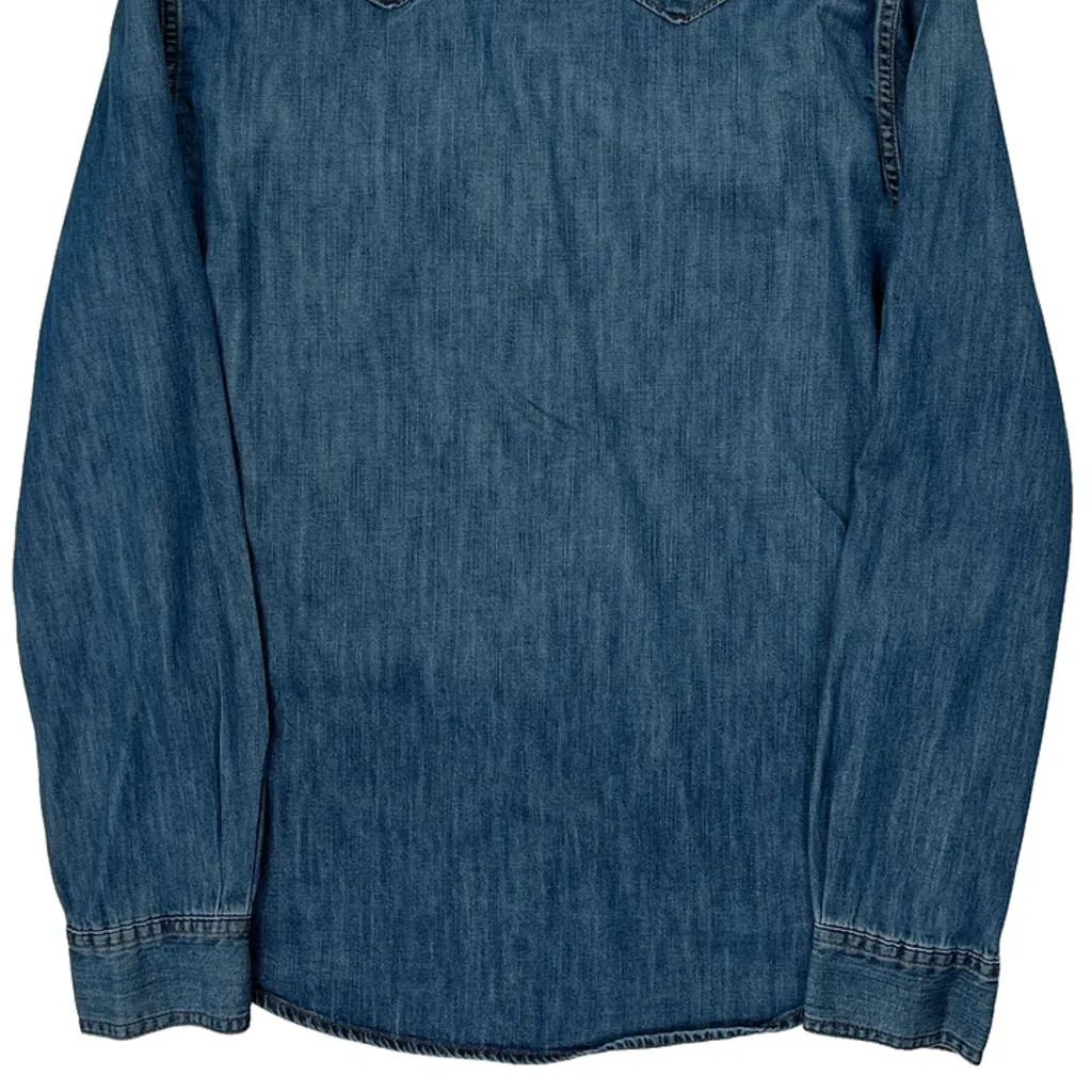 Levis Denim Shirt - Medium Blue Denim - Image 7