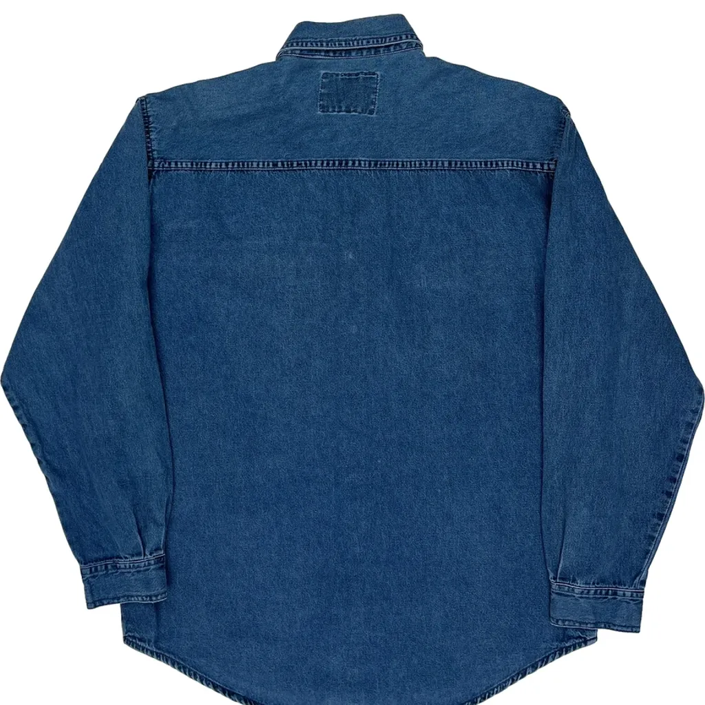 Levis Denim Shirt - Medium Blue Cotton - Image 7