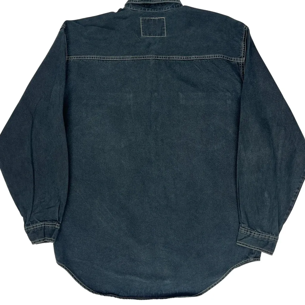 Levis Denim Shirt - Medium Blue Cotton - Image 6