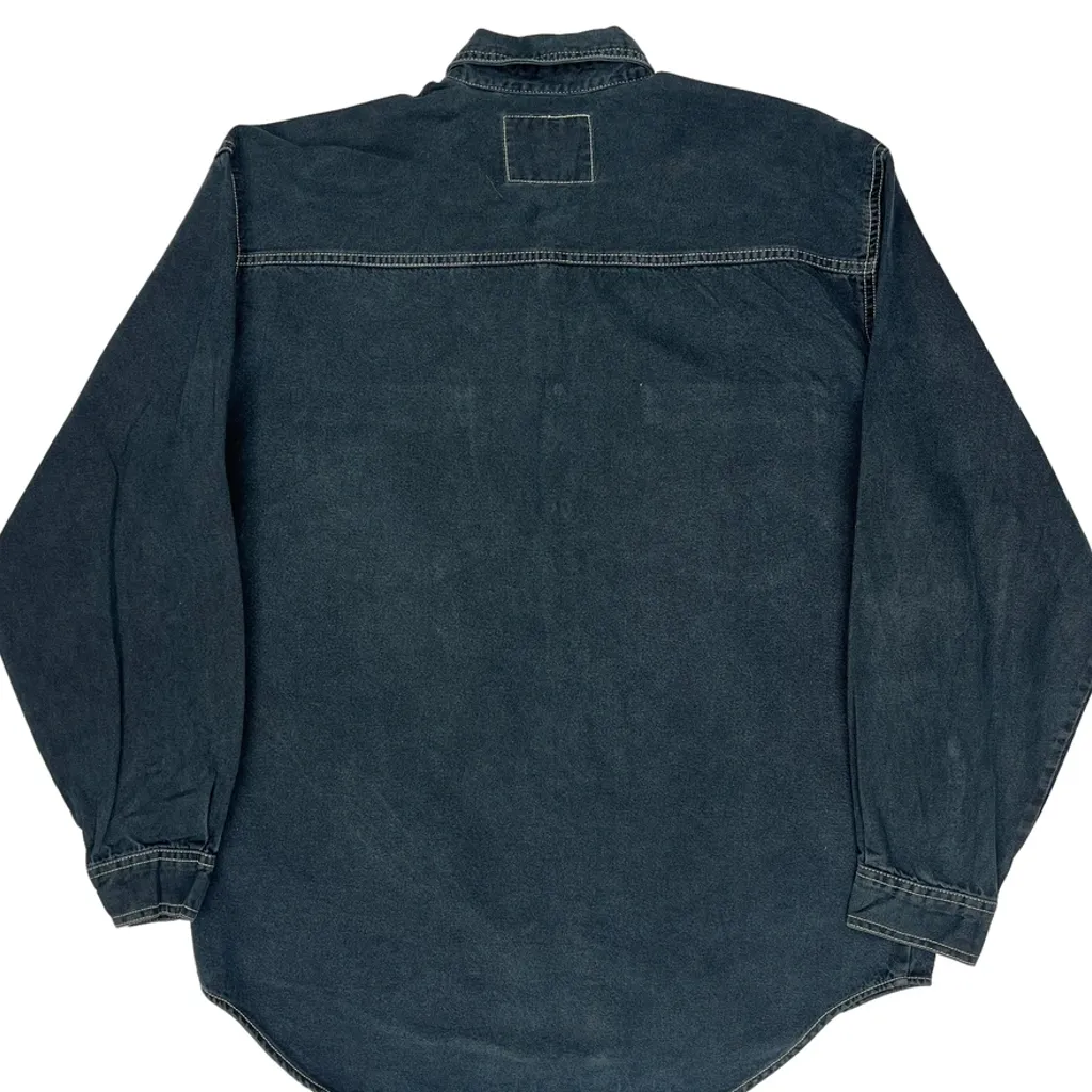 Levis Denim Shirt - Medium Blue Cotton - Image 7