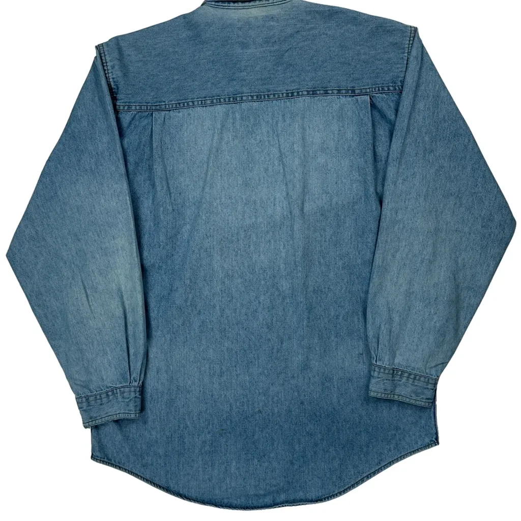 Levis Denim Shirt - Medium Blue Cotton - Image 7
