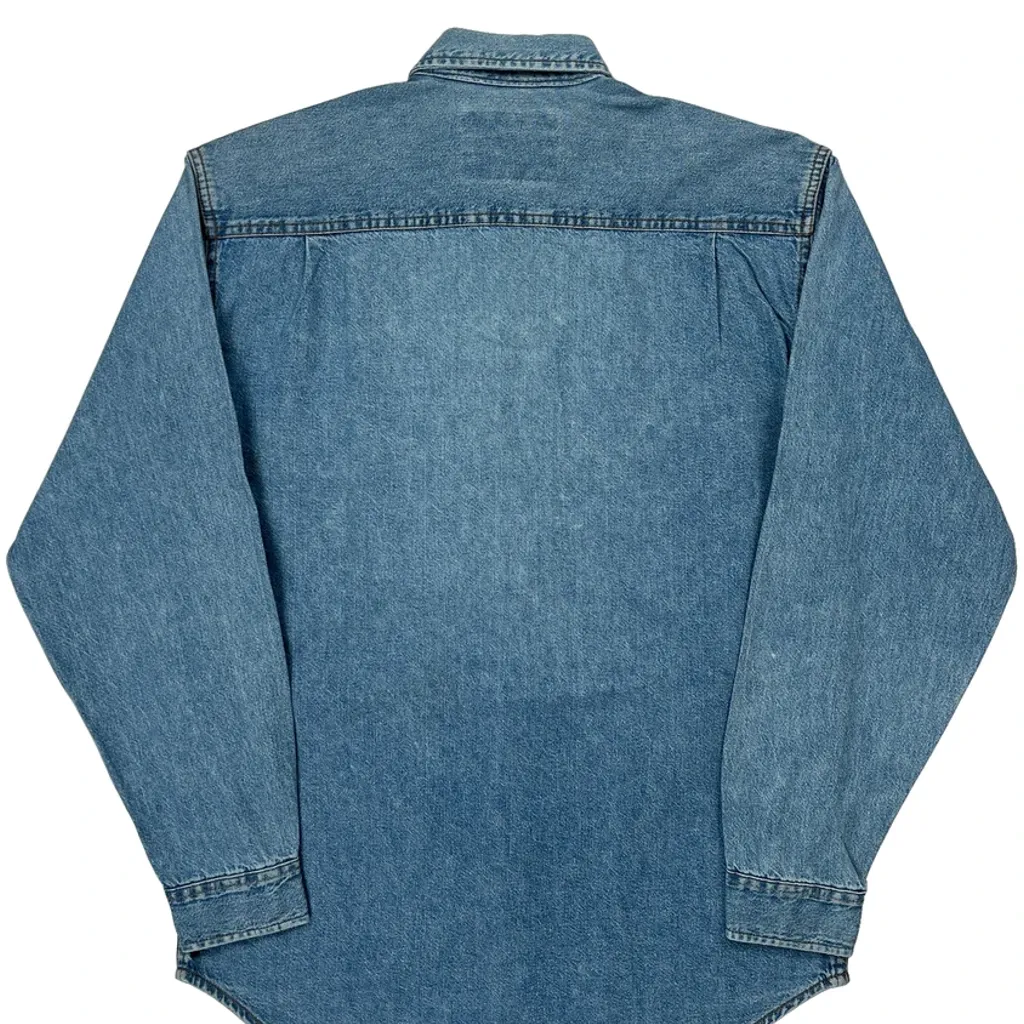 Levis Denim Shirt - Small Blue Cotton - Image 6