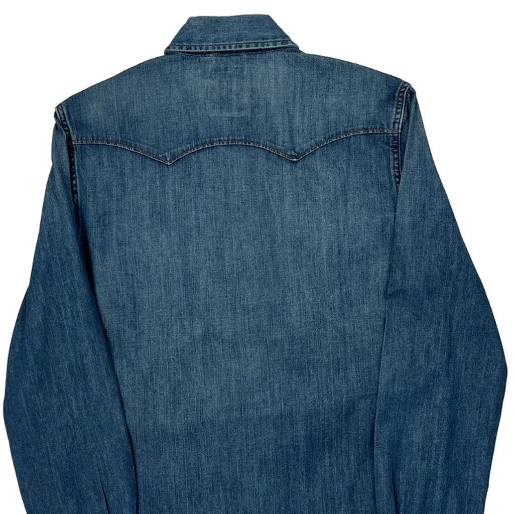 Levis Denim Shirt - Small Blue Denim - Image 6