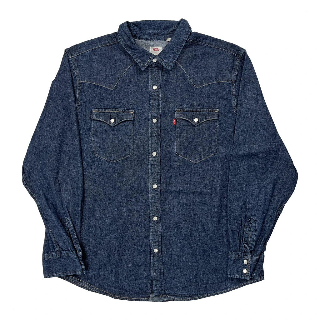 Levis Denim Shirt - XL Blue Denim