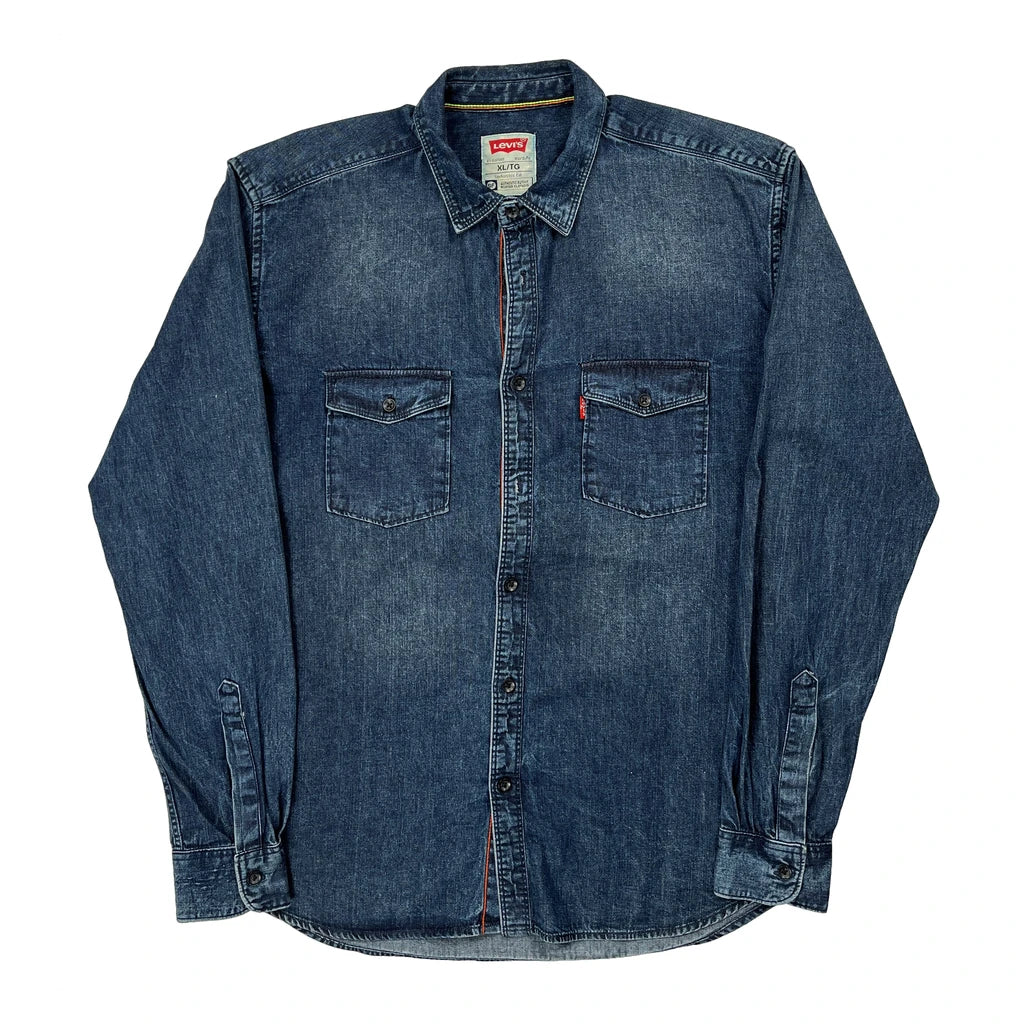 Levis Denim Shirt - XL Blue Denim
