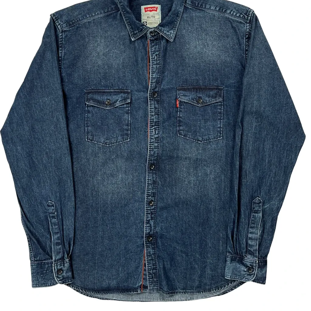 Levis Denim Shirt - XL Blue Denim - Image 5