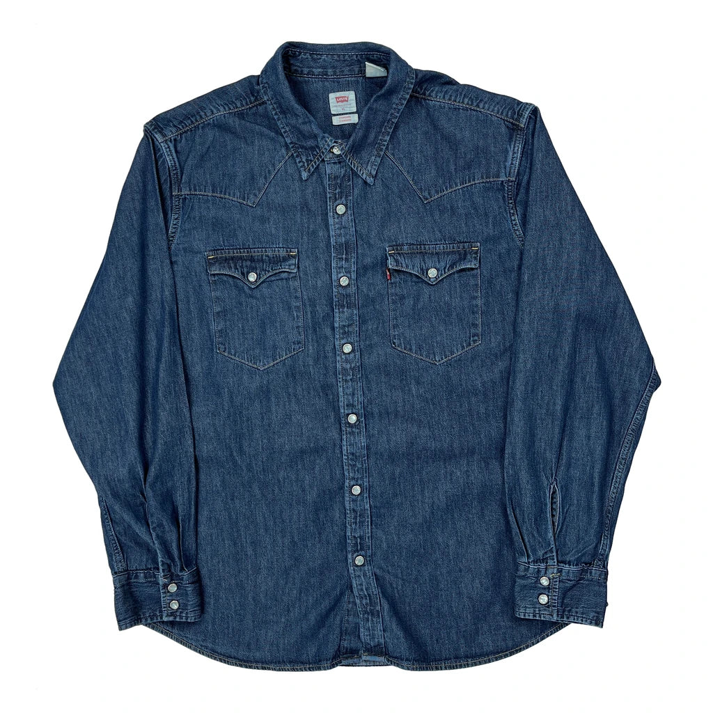 Levis Denim Shirt - XL Blue Denim