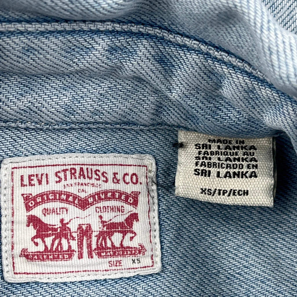 Levis Denim Shirt - XS Blue Cotton - Image 3