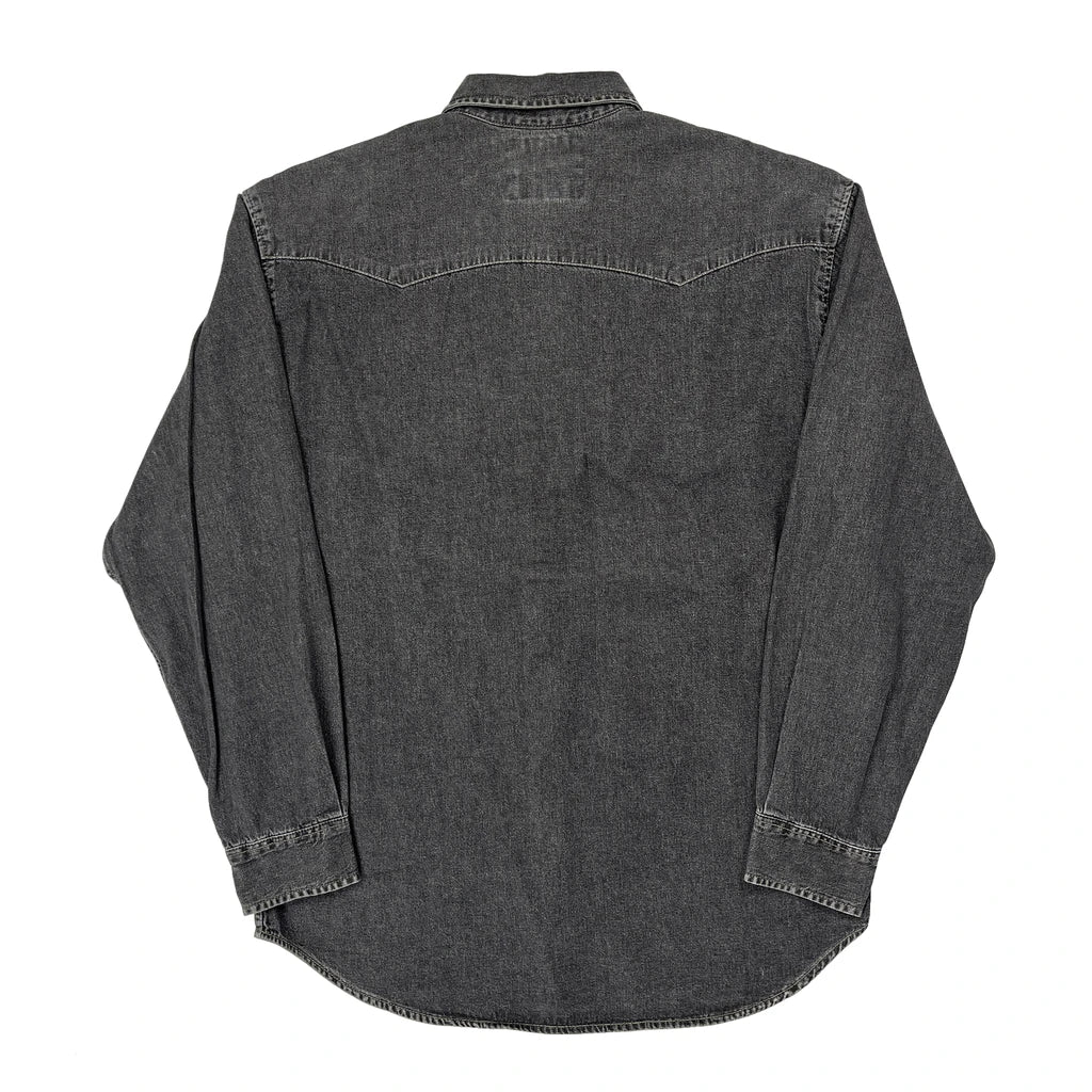Levis Denim Shirt - Medium Grey Denim - Image 2
