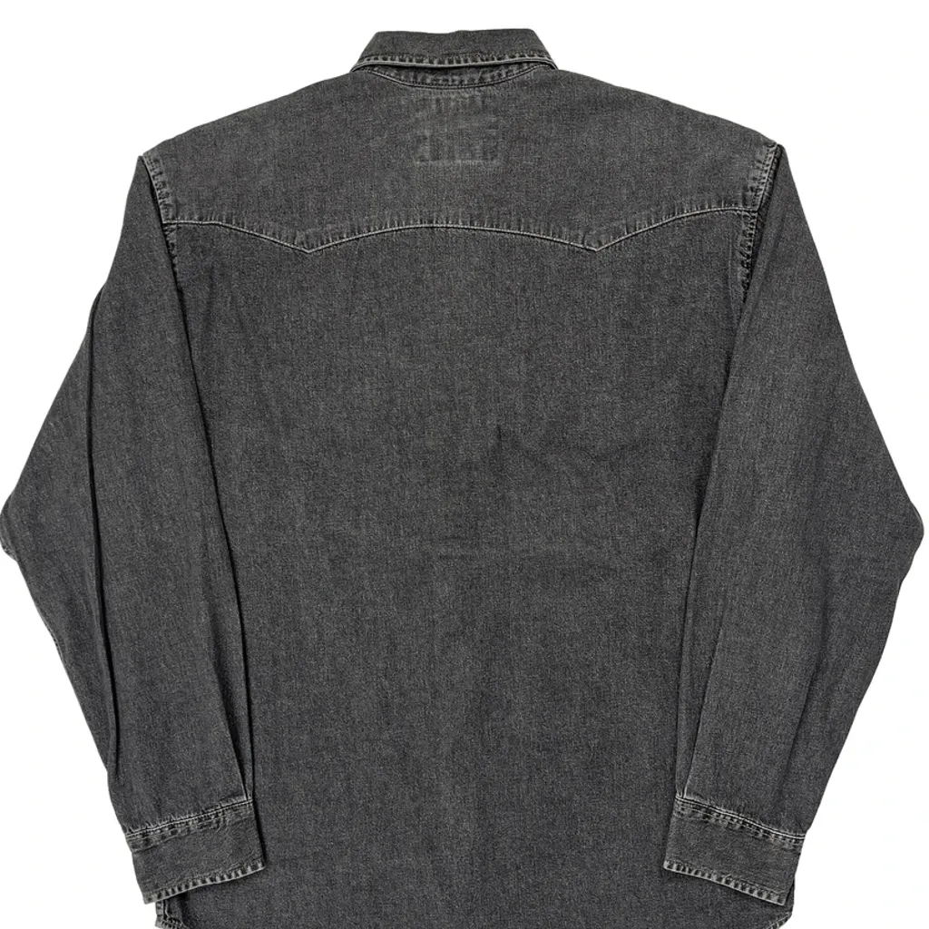 Levis Denim Shirt - Medium Grey Denim - Image 7