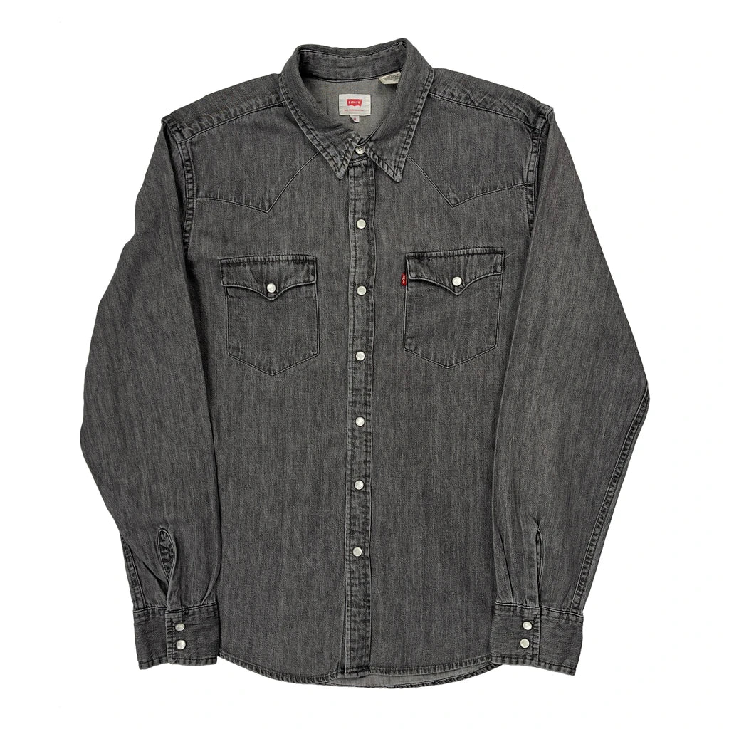 Levis Denim Shirt - Medium Grey Denim