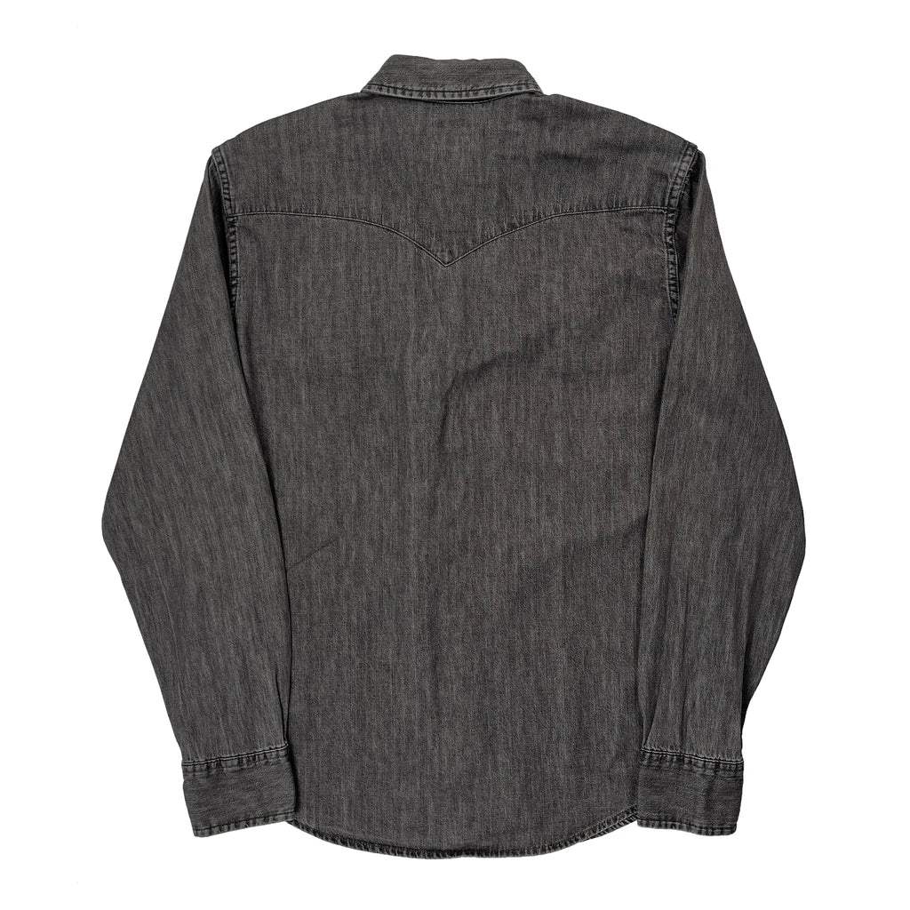 Levis Denim Shirt - Medium Grey Denim - Image 2