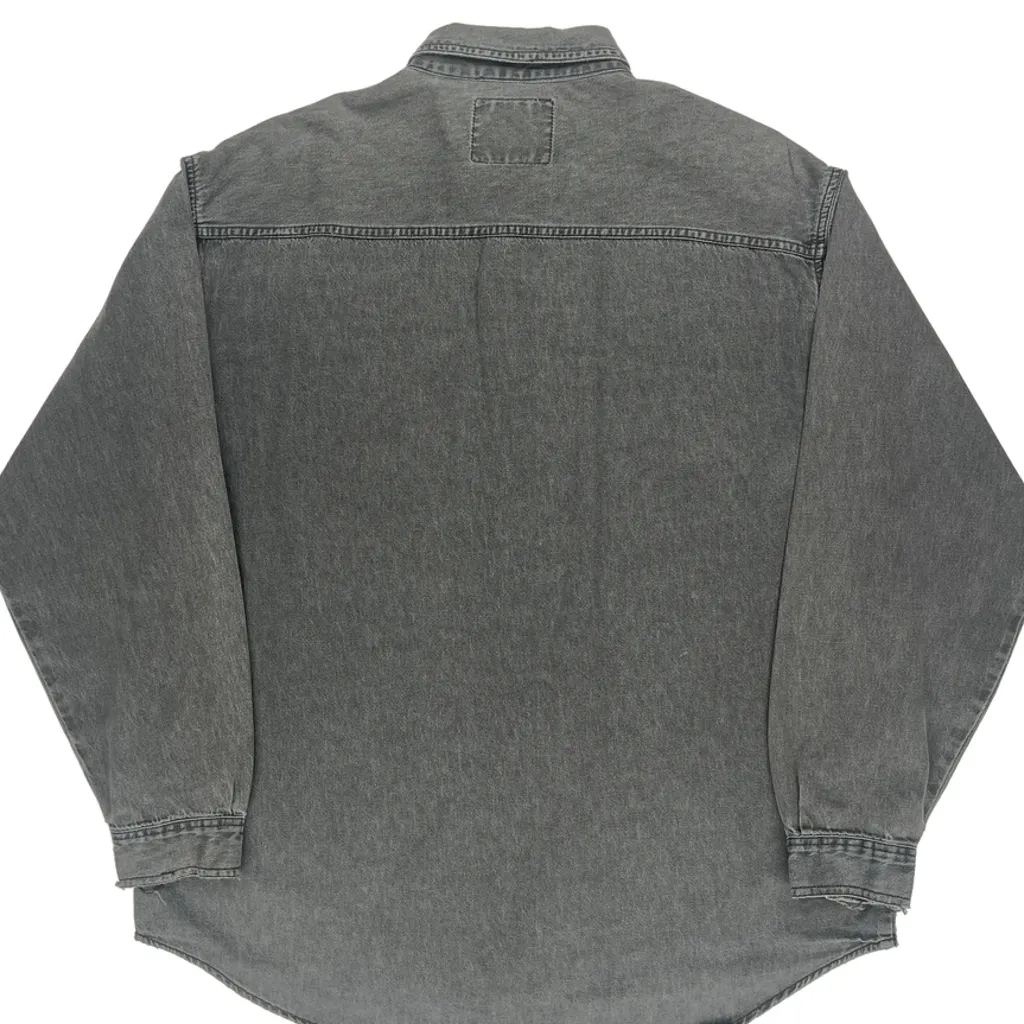 Levis Denim Shirt - XL Grey Cotton - Image 6