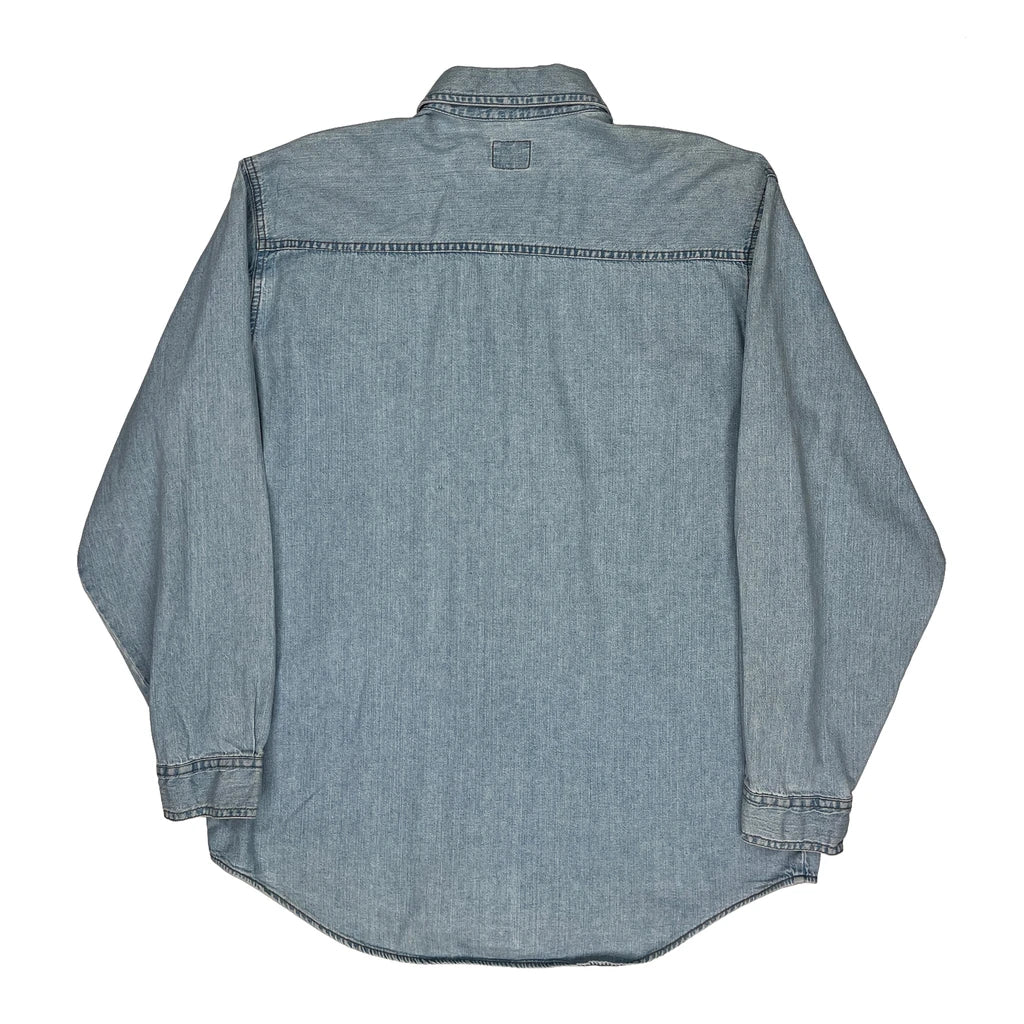 Levis Denim Shirt - Large Light Wash Cotton - Image 2