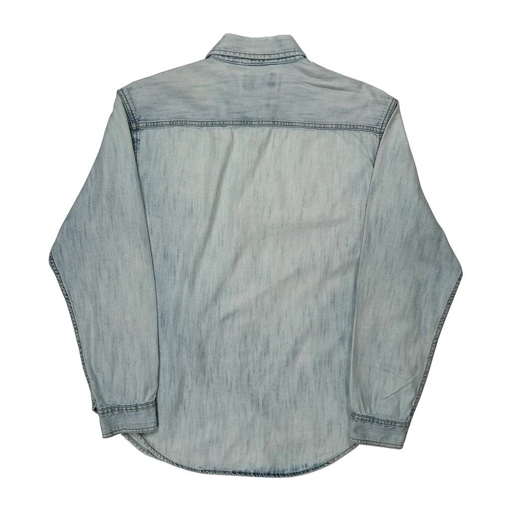 Levis Denim Shirt - Medium Light Wash Denim - Image 2