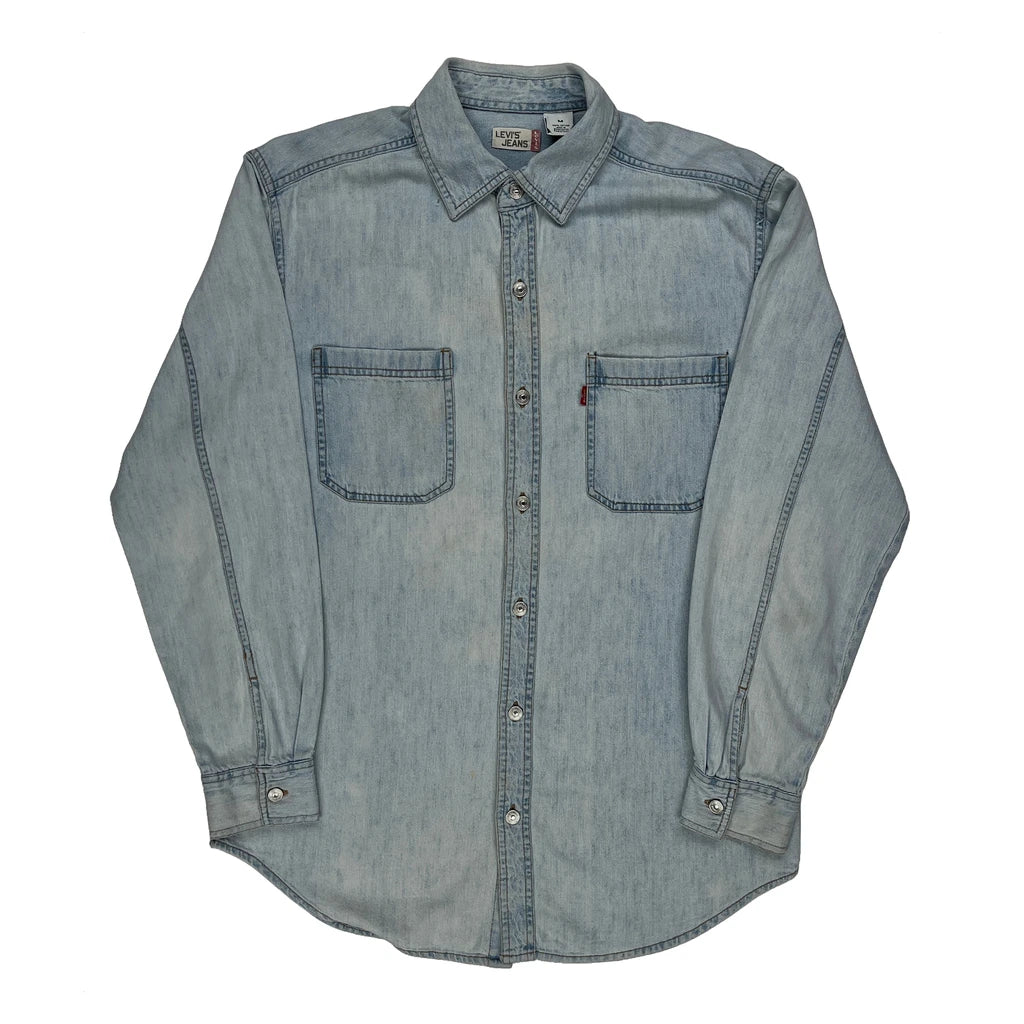 Levis Denim Shirt - Medium Light Wash Cotton