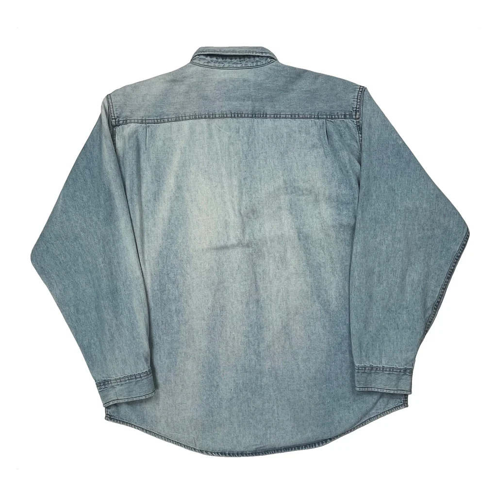 Levis Denim Shirt - XL Light Wash Denim - Image 2