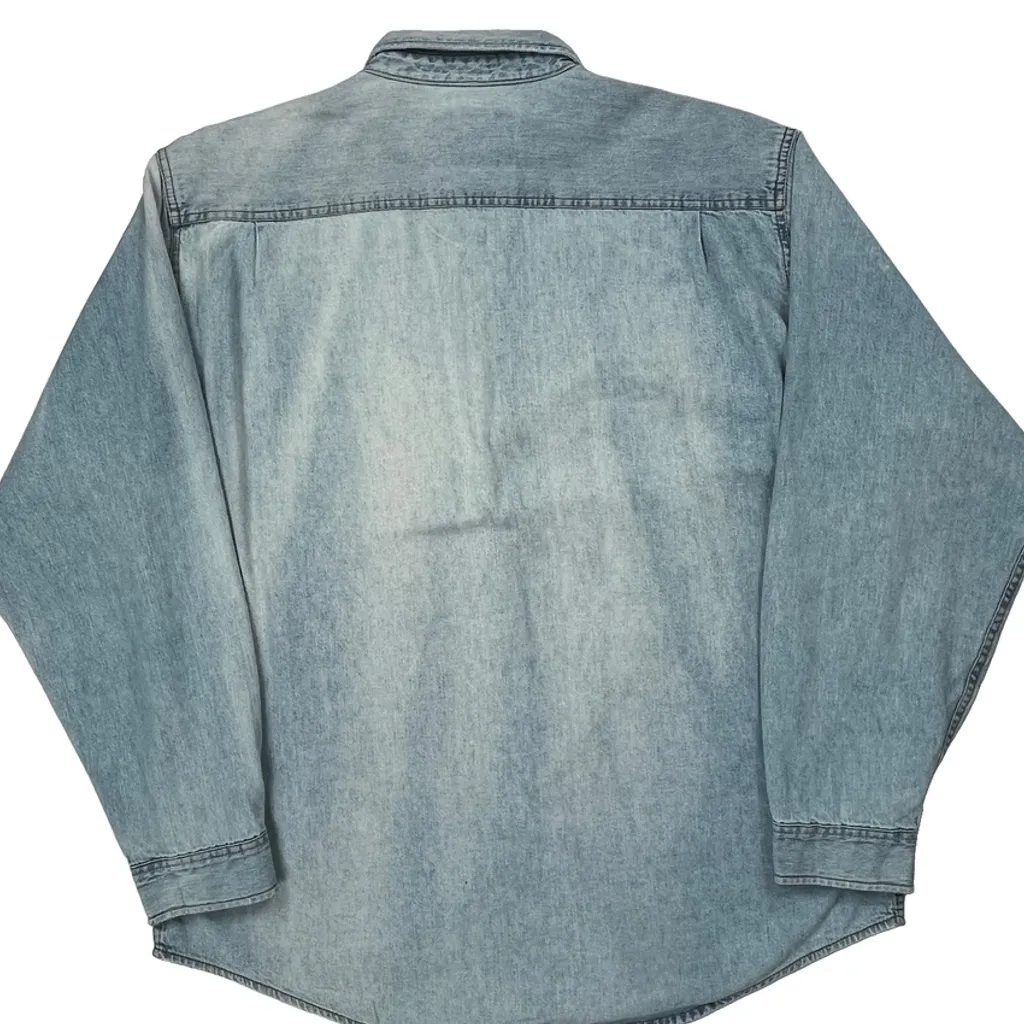 Levis Denim Shirt - XL Light Wash Denim - Image 6