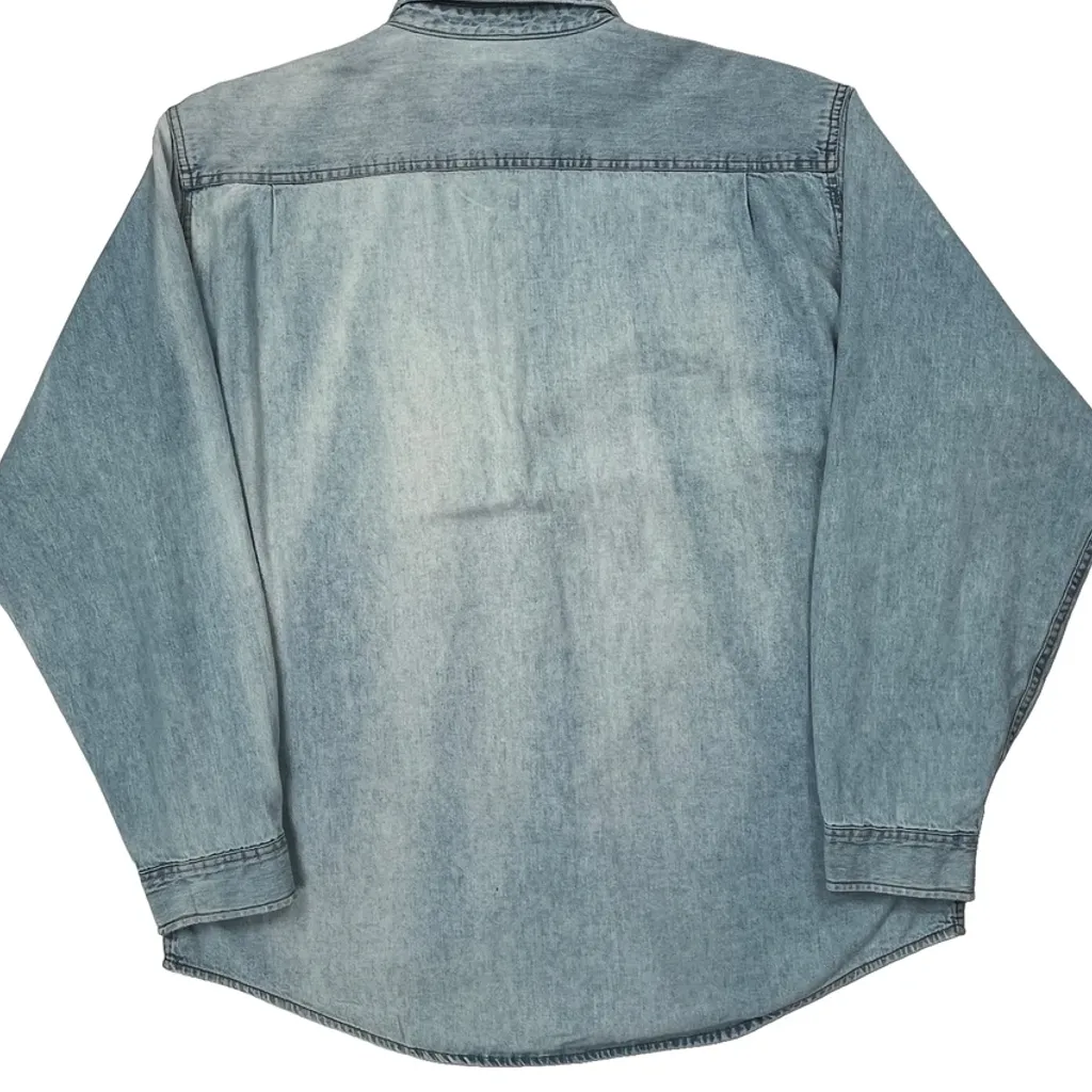Levis Denim Shirt - XL Light Wash Denim - Image 7
