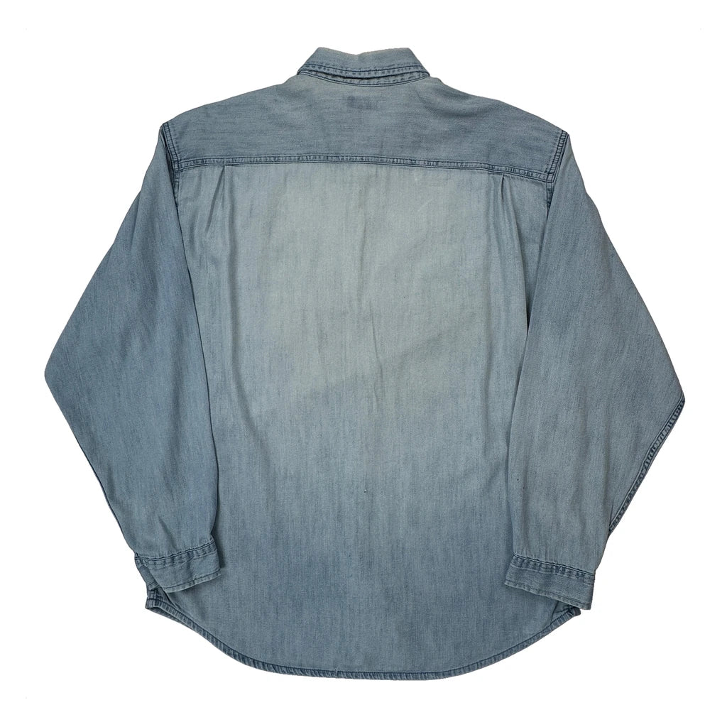 Levis Denim Shirt - XL Light Wash Denim - Image 2