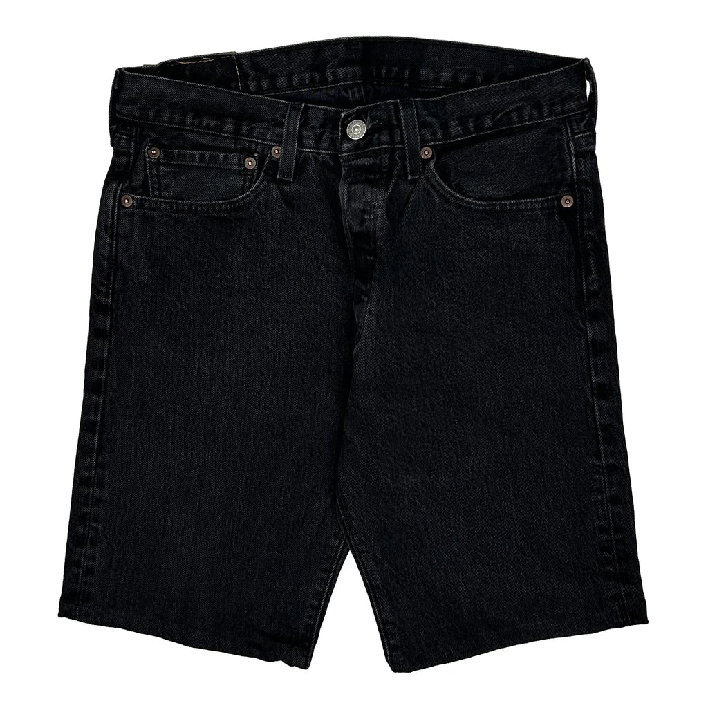 Levis Denim Shorts - 32W 11L Black Denim - Image 2