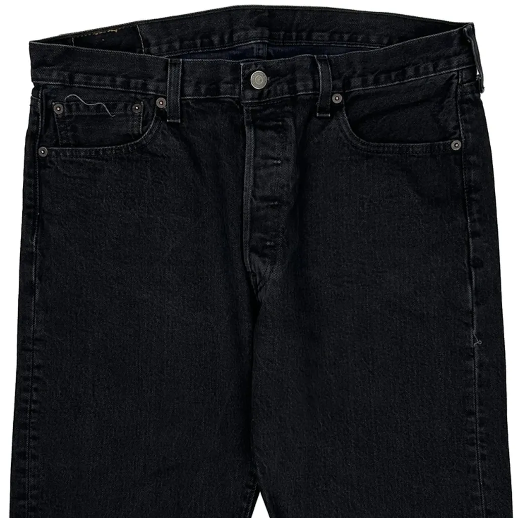 Levis Denim Shorts - 34W 12L Black Cotton - Image 10