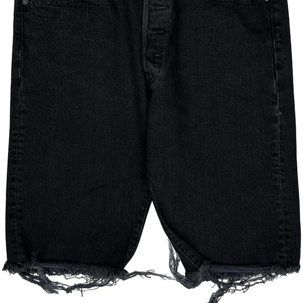 Levis Denim Shorts - 34W 12L Black Cotton - Image 9